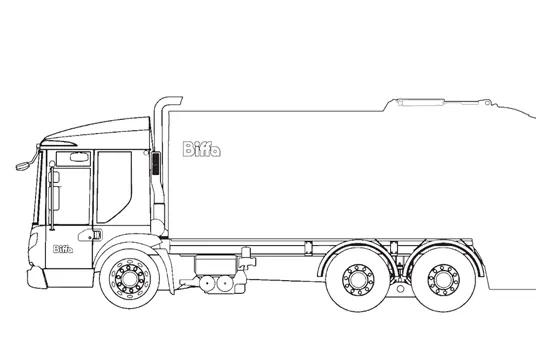 Biffa truck sketch