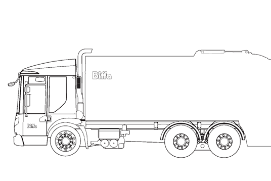 Biffa truck sketch