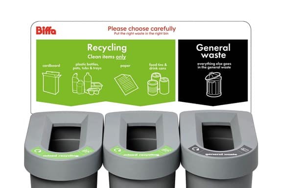 Biffa internal uBins triple
