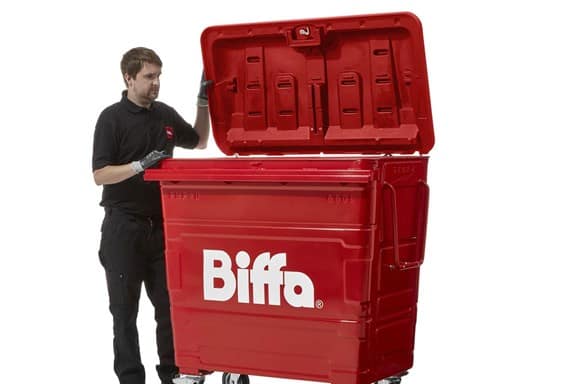 660 Litre wheelie bin