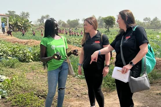 Biffa's team in Gambia to see sustainability projects in action