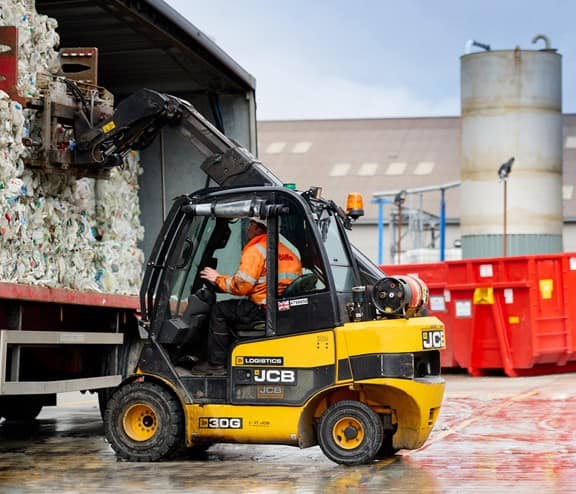 Biffa's employee working after being shortlisted for several titles at the 2024 National Recycling Awards