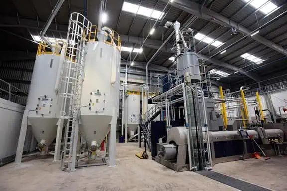 Biffa's plant to reduce the intensity of electricity usage by using 100% renewable sources